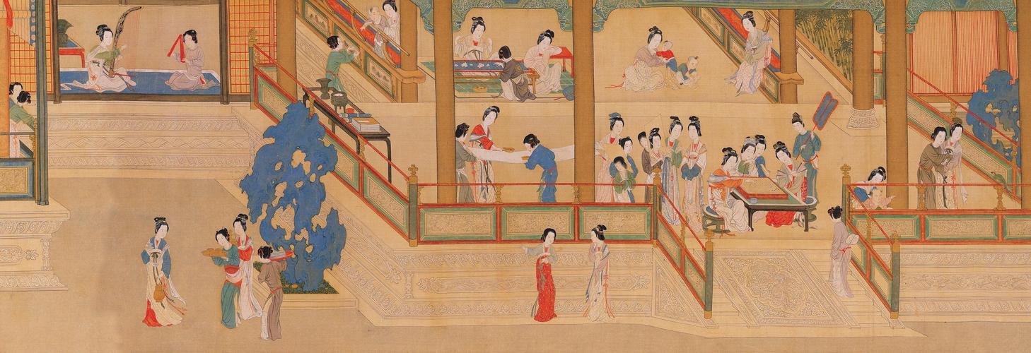 艺术品展示 仇英《汉宫春晓图》高清大图