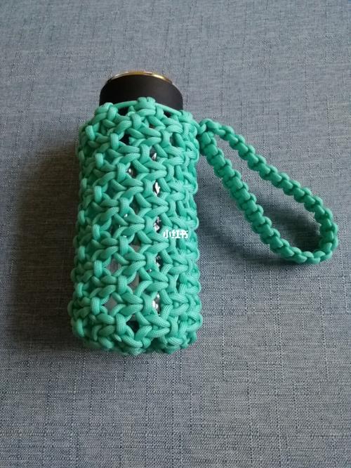 绳编水杯套_水杯_手工编绳_兴趣爱好_手工
