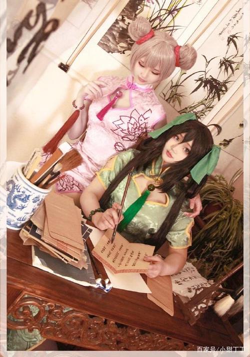 王者孙尚香小乔双人同框cos出境,绝美双人,这颜值爱了爱了!