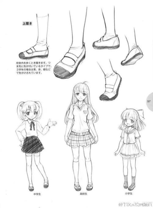 只会画几个角度的鞋子可不行哦!