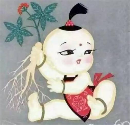 人参娃娃剪纸动画