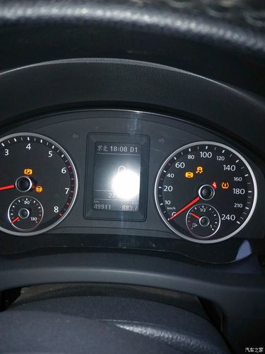 途观启动后五个黄灯一直亮