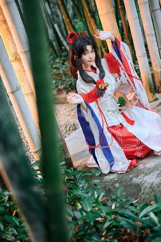 阴阳师缘结神cos,娇俏灵动的元气少女,嘟嘴也太可爱了