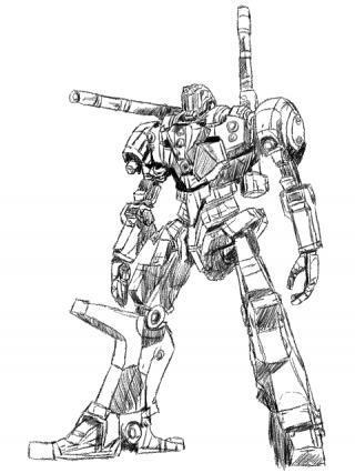 环太平洋机器简笔画