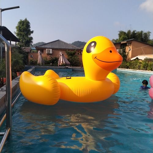 充气火烈鸟浮排 充气水上粉色坐骑 工厂定制充气玩具