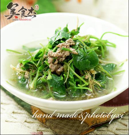肉末雷公根汤