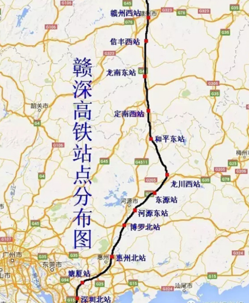 深圳再添一条新高铁:途径15站,时速达350,江西去深圳只要2小时