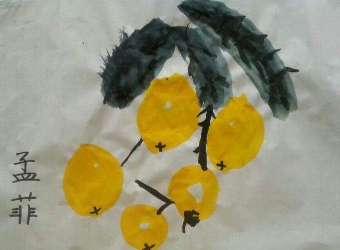 【银山博雅幼儿园】国画班一一孟菲小朋友的作品集!