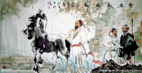 伯乐千里马图片