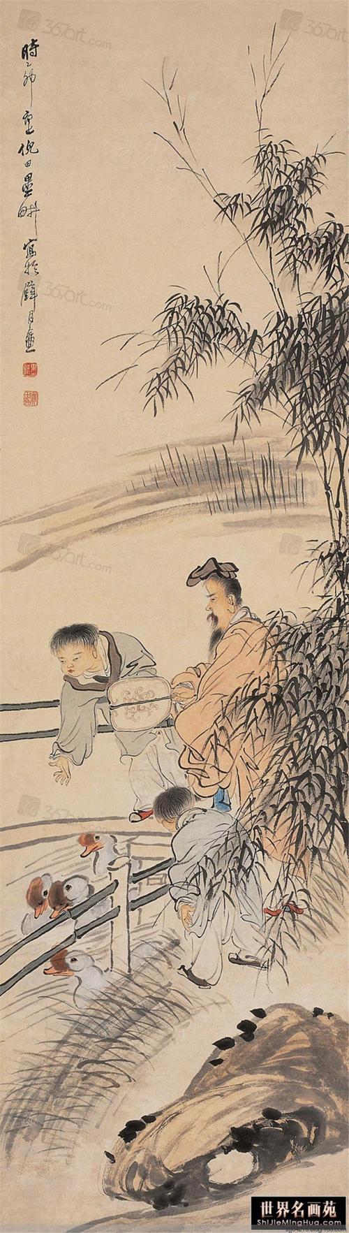 晚清画家倪田的人物画欣赏6