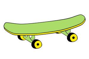 滑板简笔画