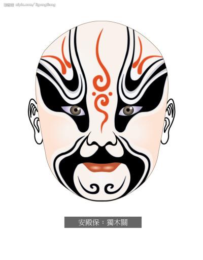 曹操京剧脸谱简笔画怎么画