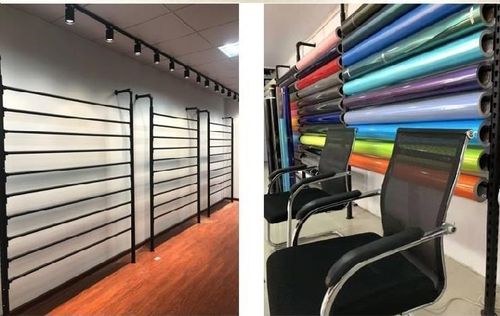 展示架纺织中网料车碳纤布料车布架展示柜商用展示柜