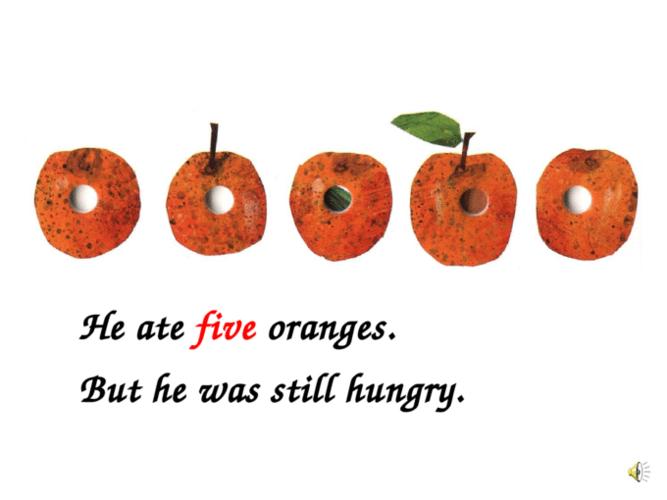 好饿的毛毛虫 英文版