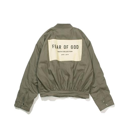 高街新款fear of god第六季主线贴布夹克fog ma1飞行