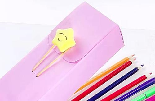 怎么用盒子做笔盒(牙膏盒制作铅笔盒)