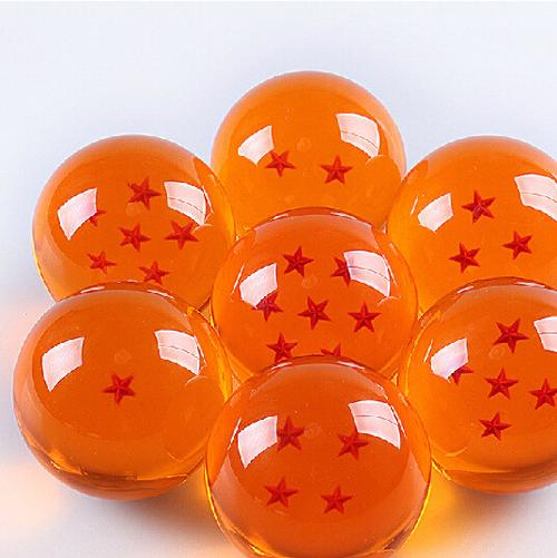 5cm大号龙珠球四星水晶球图片