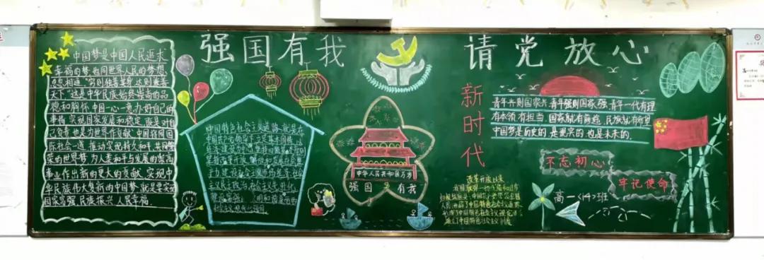 强国有我请党放心黑板报评比结果