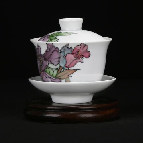 湖南省陶瓷艺术大师 张小兰 作品 清芳