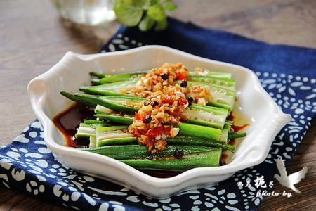 炝拌秋葵的做法_炝拌秋葵怎么做_家常菜-健康饮食网