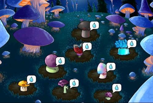 植物大战僵尸爆炸菇简笔画