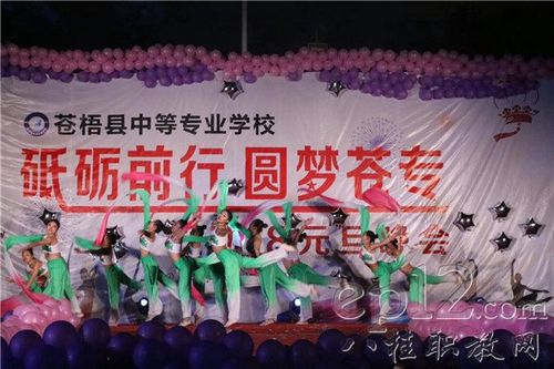 苍梧中专举办2018年元旦晚会