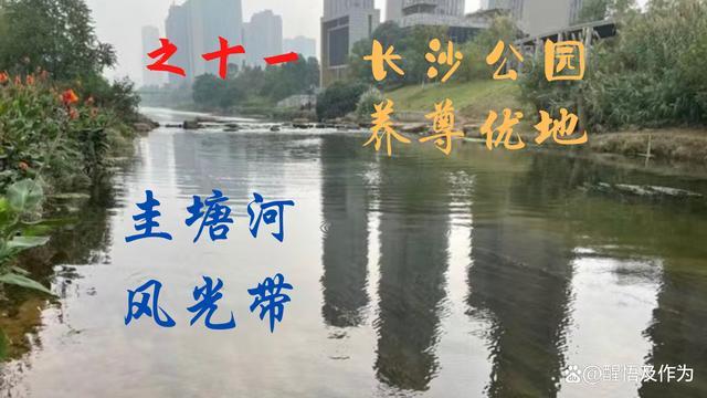 长沙公园养尊优地之十一圭塘河风光带