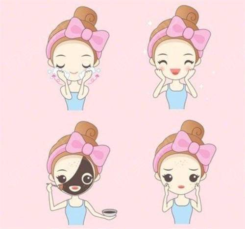 洗脸小技巧晚间护肤小知识开课了哦