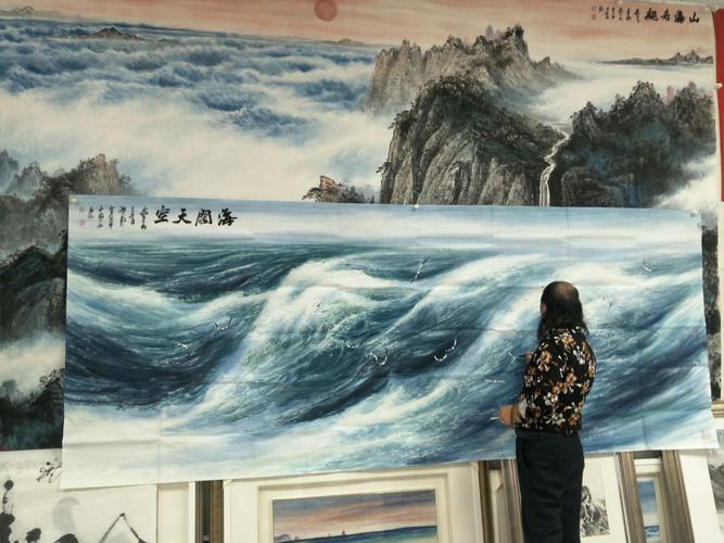 世界国画画海第一人 周智慧大师 作品欣赏