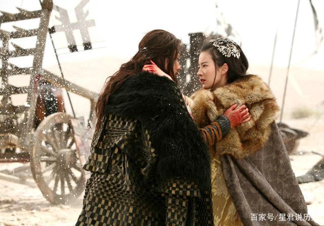 影视剧中被围困后的项羽和美人虞姬