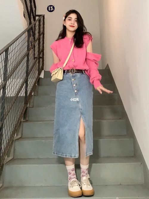 秋季穿搭|早秋韩系约会ootd94牛仔裙_ootd_牛仔裙_韩系_约会_秋季穿