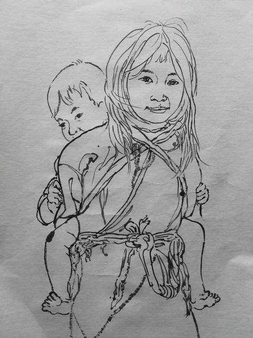 人物画(线条)练习稿