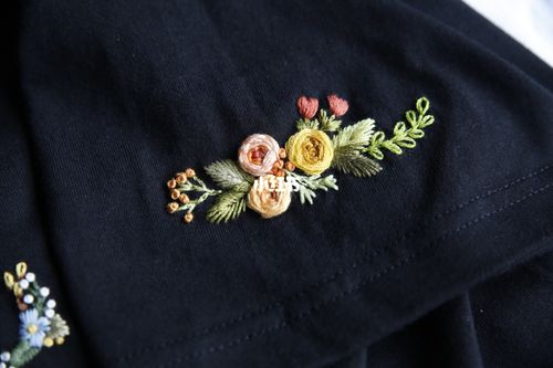 袖口的温柔 袖口刺绣图案分享94_刺绣_手工制作_diy_设计_diy手工