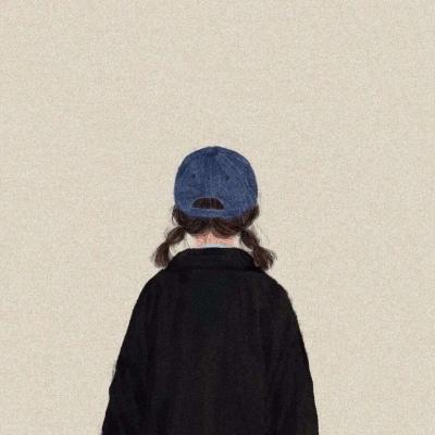 让人心动的动漫女生背影头像