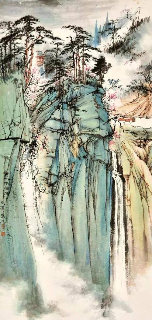 国画中的典山 | 天下风景这边独好!_黄山