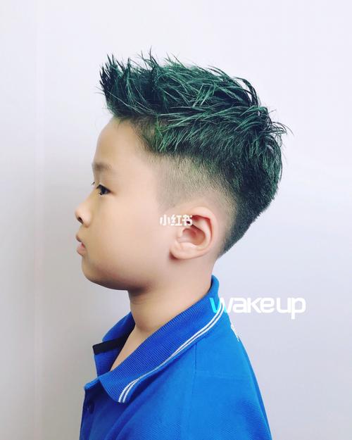 男孩发色 儿童发型 男宝发型 超酷又拽_发型_脸型_男士发型_染发_圆脸