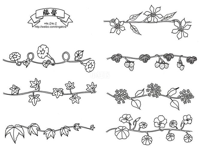 小清新手绘简笔画 幼儿园手工作业手工画_手帐_手绘_小清新_伏热花海