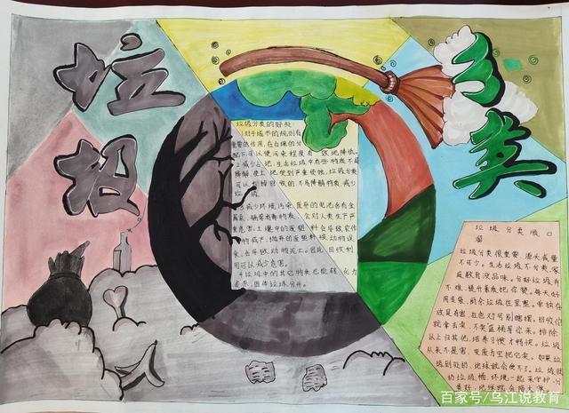 欢迎欣赏漂亮的垃圾分类手抄报!