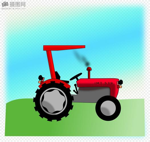 红色拖拉机