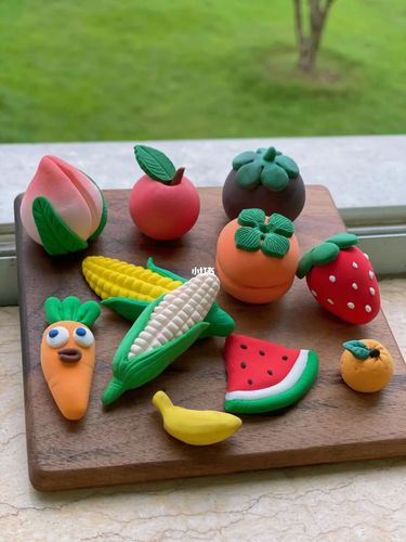 水果蔬菜合集—粘土变馒头系列_粘土_馒头_蔬菜_水果