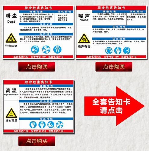 电焊烟尘职业危害告知卡标志牌警告安全标识牌标示牌警示贴定制
