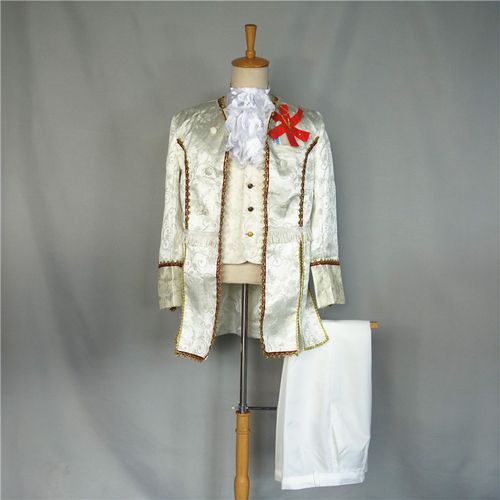 欧洲中世纪服装男欧式装贵族王子礼服大小码舞台话剧出租白色王子中码