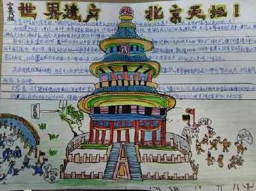 洛阳名胜古迹文化遗址手抄报 名胜古迹手抄报