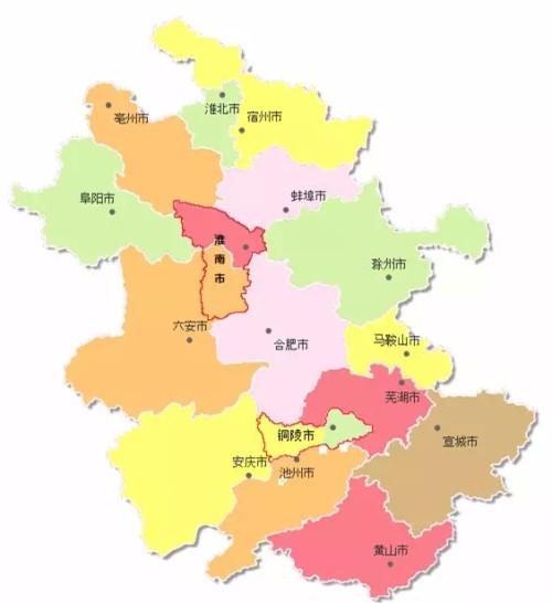 安徽省行政区划的阜阳市