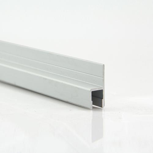 型国标铝材夹玻璃铝型材收口槽铝合金框架固定玻璃夹工业铝型材 h