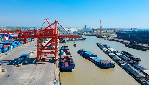 如皋港集装箱吞吐量持续高位增长