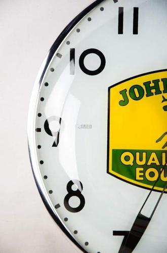 john deere dealer lighted telechron api wall clock