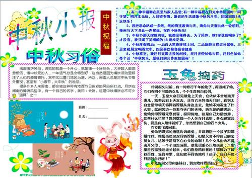 闽南人的手抄报