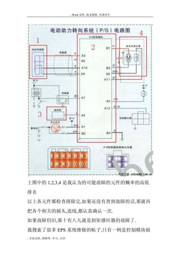 北斗星电动助力转向系统eps故障维修作业.doc 14页