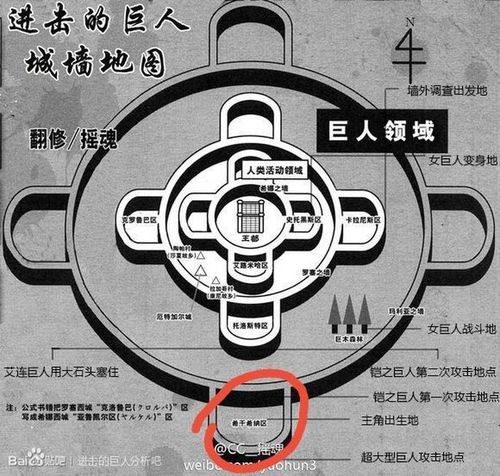 进击的巨人中城墙的布局有什么讲究吗?